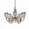 Waterford Lismore 5 Arm, Gold Finish Chandelier